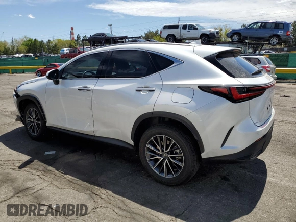 2024 Lexus NX 350h Premium z VIN JTJGKCEZ2R5015419, wystawiony jako Copart lot #55044605 z przebiegiem 21 264 mil mil oraz Szkoda całkowita • Salvage title. Historia ofert i sprzedaży dostępna na DreamBid. Obrazek 2.