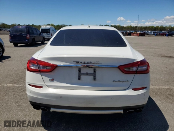 2016 Maserati Quattroporte S Q4 z VIN ZAM56RRA7G1186026, wystawiony jako Copart lot #56308025 z przebiegiem 113 232 mil mil oraz Czysty tytuł • Clean title. Historia ofert i sprzedaży dostępna na DreamBid. Obrazek 6.