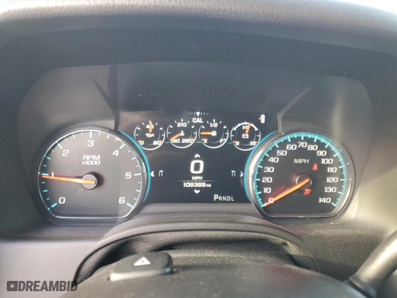 2017 Chevrolet Tahoe Premier with VIN 1GNSCCKC9HR177850, listed as a Copart auction lot 43327575 with 106,389 mi miles and Salvage Title. Bid and sale history available at carsss.com. Image 9.