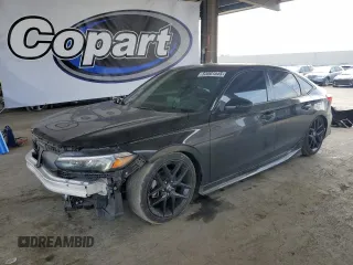 2024 Honda Civic Sport with VIN 2HGFE2F59RH542203, listed as a Copart auction lot 53001545 with 29,595 mi miles and Salvage title. Bid and sale history available at DreamBid. Image 1.