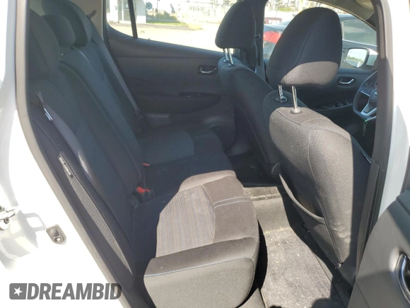 2023 Nissan LEAF SV Plus with VIN 1N4CZ1CVXPC550983, listed as a Copart auction lot 58573805 with 50,673 mi miles and Salvage title. Bid and sale history available at DreamBid. Image 10.