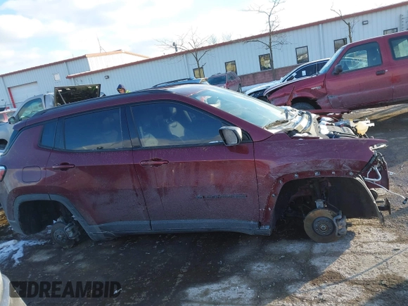 2021 Jeep Compass 80th Anniversary with VIN 3C4NJDEB1MT575205, listed as a IAAI auction lot 41405118 with 23,692 mi miles and . Bid and sale history available at DreamBid. Image 13.