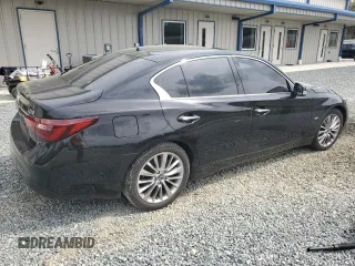 2019 Infiniti Q50 3.0t LUXE with VIN JN1EV7AP6KM517880, listed as a Copart auction lot 48670045 with 89,406 mi miles and Salvage Title. Bid and sale history available at carsss.com. Image 3.