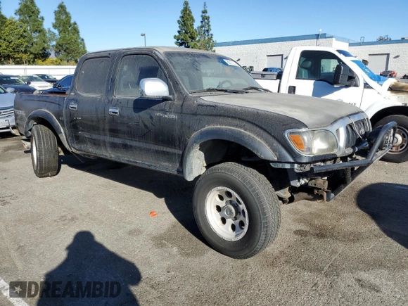 2001 Toyota Tacoma PreRunner with VIN 5TEGN92N81Z779226, listed as a Copart auction lot 54619205 with Not Provided miles and Salvage Title. Bid and sale history available at DreamBid. Image 4.
