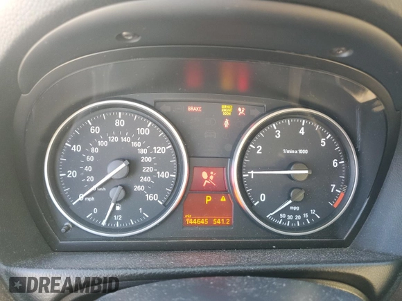 2010 BMW 3 Series 328i with VIN WBAPH7G50ANM51397, listed as a Copart auction lot 85001734 with 144,645 mi miles and Salvage Title. Bid and sale history available at carsss.com. Image 9.