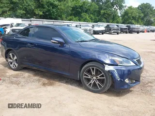 2011 Lexus IS 250 C with VIN JTHFF2C28B2516890, listed as a IAAI auction lot 42659330 with 205,911 mi miles and . Bid and sale history available at DreamBid. Image 1.