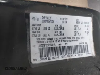 1995 Jeep Grand Cherokee Limited с VIN 1J4GZ78Y2SC558015, выставлен на аукционе IAAI как лот 42513097 с пробегом 218 392 миль миль и . История ставок и продаж доступна на DreamBid. Изображение 9.