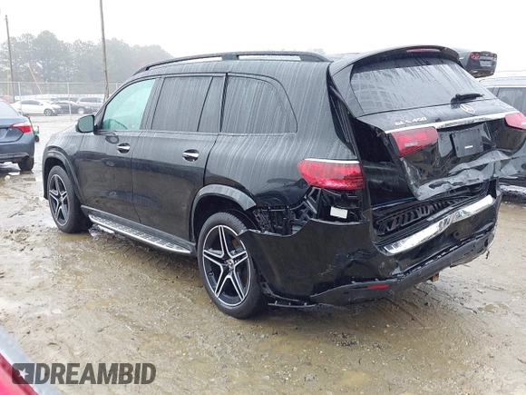 2024 Mercedes-Benz GLS 450 with VIN 4JGFF5KEXRB085487, listed as a IAAI auction lot 40887211 with 26,042 mi miles and . Bid and sale history available at DreamBid. Image 3.