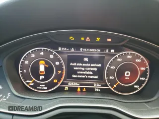 2018 Audi A4 allroad Premium Plus with VIN WA18NAF45JA210300, listed as a Copart auction lot 59687083 with 43,530 mi miles. Bid and sale history available at carsss.com. Image 9.