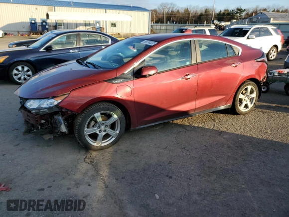 2016 Chevrolet Volt LT with VIN 1G1RC6S57GU123008, listed as a Copart auction lot 69756332 with 0 mi miles. Bid and sale history available at carsss.com. Image 1.