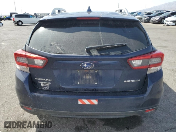 2020 Subaru Impreza Premium with VIN 4S3GTAV6XL3726525, listed as a Copart auction lot 50821405 with 66,114 mi miles and Salvage title. Bid and sale history available at DreamBid. Image 6.