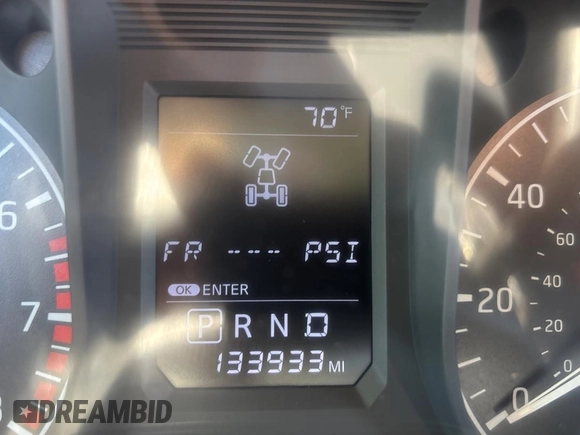 2017 Nissan Titan SV with VIN 1N6AA1EJ7HN539154, listed as a Copart auction lot 55880185 with 133,933 mi miles and Clean Title. Bid and sale history available at DreamBid. Image 8.