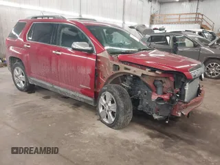2015 GMC Terrain SLT with VIN 2GKFLYE30F6267310, listed as a IAAI auction lot 41643276 with 105,337 mi miles. Bid and sale history available at carsss.com. Image 1.