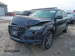 2013 Audi Q7 Premium Plus z VIN WA1LGAFE4DD011769, wystawiony jako IAAI lot #41340571 z przebiegiem 140 122 mil mil oraz . Historia ofert i sprzedaży dostępna na DreamBid. Obrazek 2.
