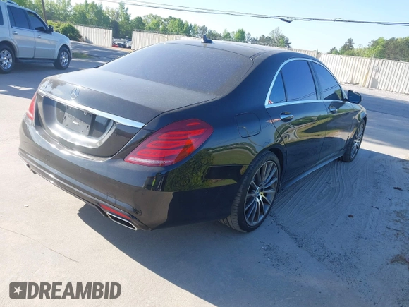 2017 Mercedes-Benz S 550 with VIN WDDUG8CB0HA310752, listed as a IAAI auction lot 42058804 with 115,965 mi miles and . Bid and sale history available at carsss.com. Image 4.