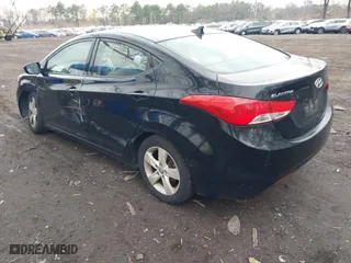 2013 Hyundai Elantra GLS PZEV with VIN KMHDH4AE4DU016675, listed as a IAAI auction lot 42009797 with 104,343 mi miles. Bid and sale history available at carsss.com. Image 3.