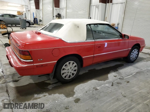 1995 Chrysler LeBaron z VIN 1C3EU4532SF539115, wystawiony jako Copart lot #85013184 z przebiegiem 109 165 mil mil oraz Szkody całkowita. Historia ofert i sprzedaży dostępna na DreamBid. Obrazek 3.