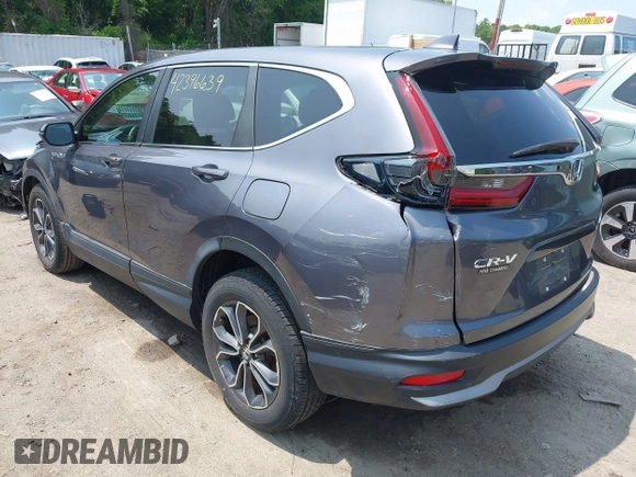 2021 Honda CR-V EX with VIN 5J6RW2H53ML020565, listed as a IAAI auction lot 42396639 with 9,466 mi miles and . Bid and sale history available at DreamBid. Image 3.