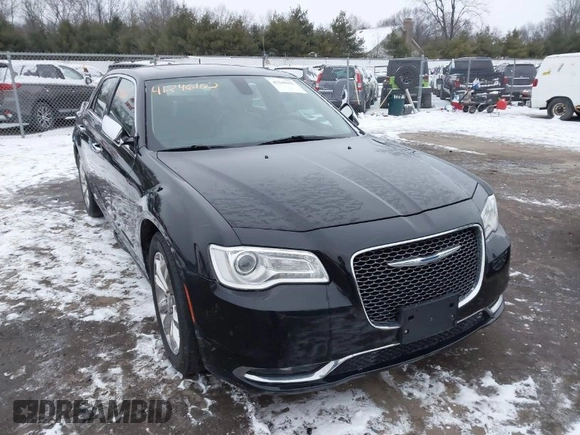 2017 Chrysler 300 with VIN 2C3CCAKG6HH571573, listed as a IAAI auction lot 41246102 with 179,142 mi miles. Bid and sale history available at carsss.com. Image 1.