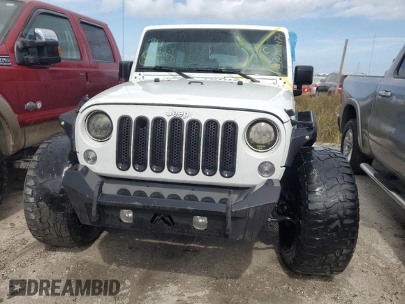 2018 Jeep Wrangler JK Unlimited Sport S with VIN 1C4BJWDG2JL809600, listed as a Copart auction lot 76384474 with 0 mi miles and Non Repairable. Bid and sale history available at carsss.com. Image 5.