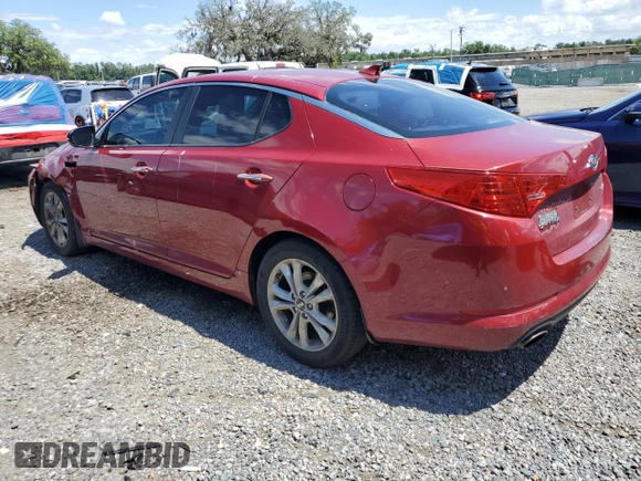 2011 Kia Optima EX z VIN KNAGN4A74B5119658, wystawiony jako Copart lot #56849105 z przebiegiem 117 269 mil mil oraz Szkoda całkowita • Salvage title. Historia ofert i sprzedaży dostępna na DreamBid. Obrazek 2.