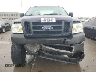 2008 Ford F-150 XL with VIN 1FTRF14W08KD80421, listed as a Copart auction lot 47890845 with 106,846 mi miles and Salvage Title. Bid and sale history available at carsss.com. Image 5.