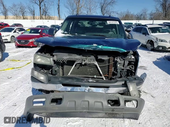 2005 Chevrolet Avalanche Z71 with VIN 3GNEK12Z25G288194, listed as a Copart auction lot 44747375 with 211,284 mi miles and Salvage Title. Bid and sale history available at carsss.com. Image 10.