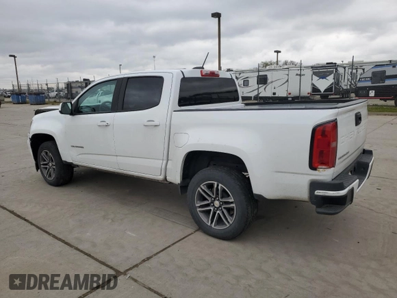 2021 Chevrolet Colorado 2WD Work Truck with VIN 1GCGSBEA7M1103874, listed as a Copart auction lot 48064815 with 145,758 mi miles and Salvage Title. Bid and sale history available at carsss.com. Image 2.