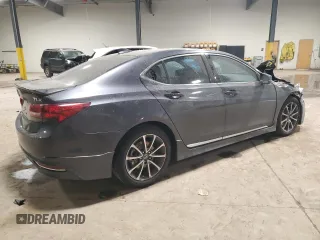 2015 Acura TLX Technology with VIN 19UUB2F53FA003635, listed as a Copart auction lot 48264175 with 124,818 mi miles and Salvage title. Bid and sale history available at DreamBid. Image 3.