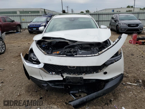 2023 Mazda CX-30 S Select with VIN 3MVDMBBM2PM555443, listed as a Copart auction lot 58159865 with 30,118 mi miles and Salvage title. Bid and sale history available at DreamBid. Image 5.