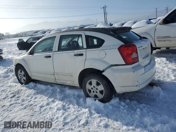 2007 Dodge Caliber with VIN 1B3HB28B77D232646, listed as a Copart auction lot 87114424 with 181,506 mi miles and Clean Title. Bid and sale history available at carsss.com. Image 2.