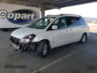 2006 Nissan Quest SL с VIN 5N1BV28U46N110943, выставлен на аукционе Copart как лот 61787105 с пробегом 163 903 миль миль и Списание • Salvage title. История ставок и продаж доступна на DreamBid. Изображение 1.