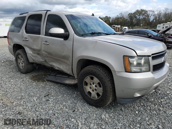 2008 Chevrolet Tahoe 1LT with VIN 1GNFC13J38R160500, listed as a Copart auction lot 82607874 with 202,452 mi miles and Salvage title. Bid and sale history available at DreamBid. Image 4.