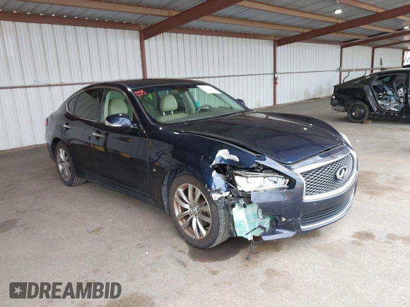 2015 Infiniti Q70 z VIN JN1BY1AP9FM542429, wystawiony jako IAAI lot #41903214 z przebiegiem 139 255 mil mil oraz . Historia ofert i sprzedaży dostępna na DreamBid. Obrazek 1.
