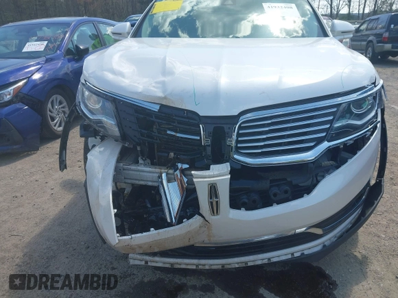 2016 Lincoln MKX Reserve with VIN 2LMTJ8LR6GBL66332, listed as a IAAI auction lot 41932408 with 75,306 mi miles and . Bid and sale history available at DreamBid. Image 10.