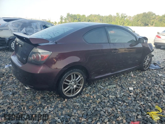 2008 Scion tC Spec with VIN JTKDE167680239778, listed as a Copart auction lot 55767875 with 188,292 mi miles and Salvage Title. Bid and sale history available at DreamBid. Image 3.