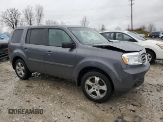 2012 Honda Pilot LX with VIN 5FNYF4H25CB502037, listed as a Copart auction lot 51258925 with 184,644 mi miles and Clean Title. Bid and sale history available at carsss.com. Image 4.