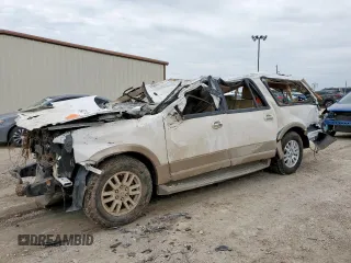 2014 Ford Expedition Max XLT z VIN 1FMJK1H5XEEF37405, wystawiony jako Copart lot #65431145 z przebiegiem Nie podano mil oraz Szkoda całkowita • Salvage title. Historia ofert i sprzedaży dostępna na DreamBid. Obrazek 1.