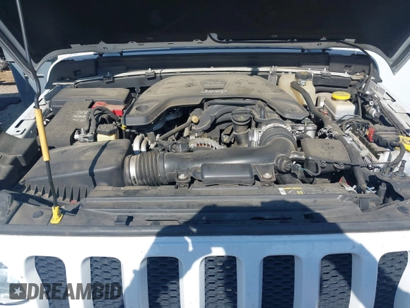 2018 Jeep Wrangler Unlimited Sport S z VIN 1C4HJXDG0JW142895, wystawiony jako IAAI lot #41989238 z przebiegiem 75 802 mil mil oraz . Historia ofert i sprzedaży dostępna na DreamBid. Obrazek 10.