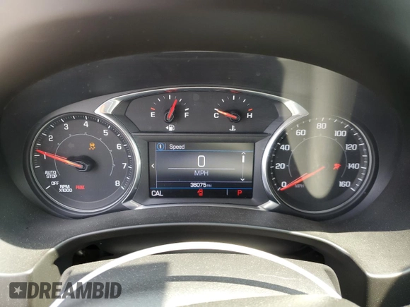 2020 GMC Terrain SLE with VIN 3GKALMEV5LL299276, listed as a Copart auction lot 59308945 with 36,075 mi miles and Salvage title. Bid and sale history available at DreamBid. Image 9.