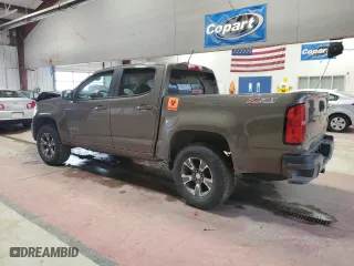 2015 Chevrolet Colorado 4WD Z71 with VIN 1GCGTCE38F1196993, listed as a Copart auction lot 50178015 with 107,079 mi miles and Salvage Title. Bid and sale history available at carsss.com. Image 2.