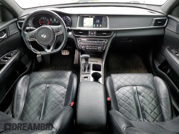 2016 Kia Optima SXL Turbo with VIN 5XXGV4L26GG080143, listed as a Copart auction lot 53832095 with 131,003 mi miles and Salvage title. Bid and sale history available at DreamBid. Image 8.