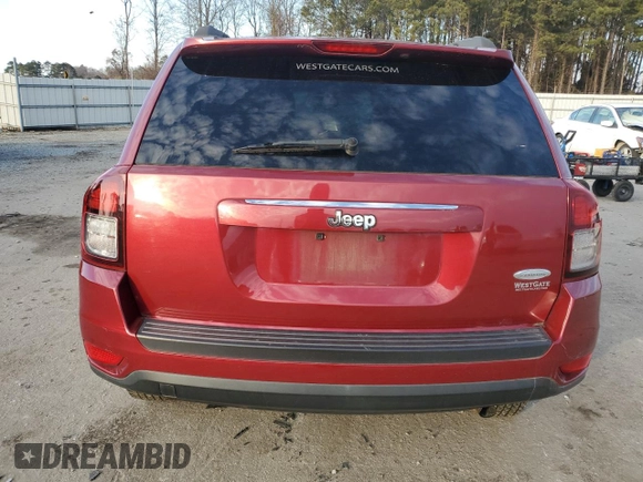 2014 Jeep Compass Latitude with VIN 1C4NJCEA5ED518028, listed as a Copart auction lot 42104075 with 152,313 mi miles and Salvage Title. Bid and sale history available at carsss.com. Image 6.