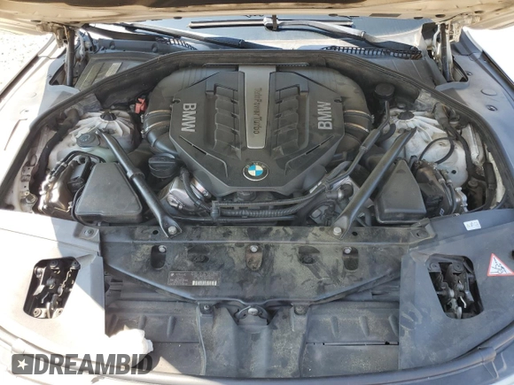 2013 BMW 7 Series 750Li with VIN WBAYE8C56DD132217, listed as a Copart auction lot 61976145 with 146,860 mi miles and Salvage title. Bid and sale history available at DreamBid. Image 11.