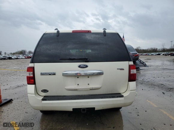 2007 Ford Expedition EL Limited with VIN 1FMFK20537LA01840, listed as a Copart auction lot 51716875 with 261,325 mi miles and Salvage Title. Bid and sale history available at carsss.com. Image 6.