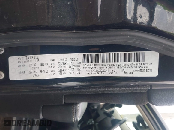 2016 Jeep Cherokee Latitude с VIN 1C4PJMCS9GW133444, выставлен на аукционе IAAI как лот 42330705 с пробегом 187 368 миль миль и . История ставок и продаж доступна на DreamBid. Изображение 9.