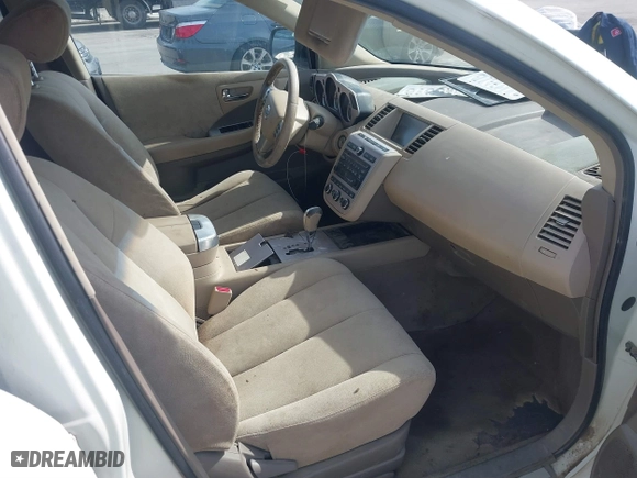 2006 Nissan Murano S with VIN JN8AZ08T26W423617, listed as a IAAI auction lot 41751723 with 181,797 mi miles. Bid and sale history available at carsss.com. Image 5.