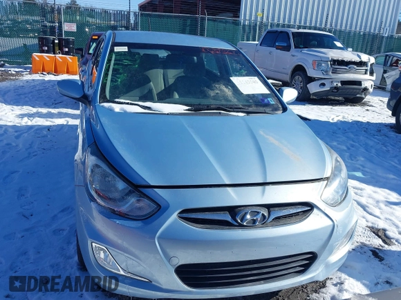 2012 Hyundai Accent SE with VIN KMHCU5AEXCU032097, listed as a IAAI auction lot 41143303 with 29,828 mi miles. Bid and sale history available at carsss.com. Image 12.