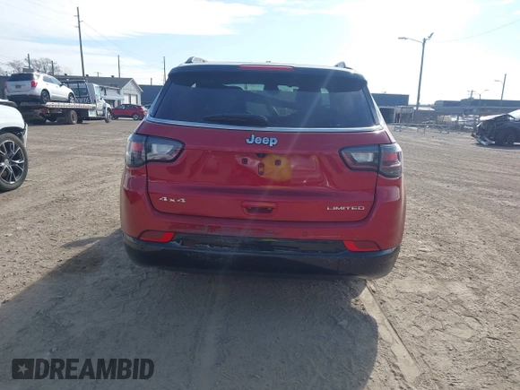 2025 Jeep Compass Limited with VIN 3C4NJDCN6ST560628, listed as a IAAI auction lot 41989364 with Not provided miles and . Bid and sale history available at DreamBid. Image 16.