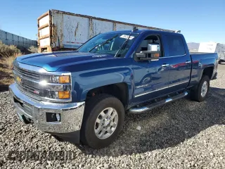 2015 Chevrolet Silverado 3500HD LTZ with VIN 1GC4K0E80FF577143, listed as a Copart auction lot 76626244 with 41,587 mi miles and Salvage Title. Bid and sale history available at carsss.com. Image 1.
